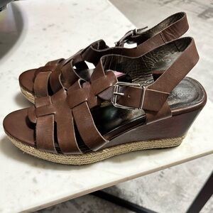 Gastone Lucioli Pewter High heel Sandal [Made in Italy ] size 38